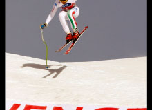 Christof Innerhofer sur la descente de Wengen