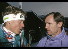 Pirmin Zurbriggen et Jean-Claude Killy