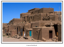 TAOS PUEBLO AU NOUVEAU MEXIQUE