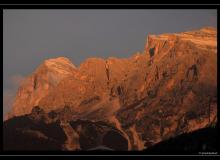 Tofana au-dessus de Cortina d'Ampezzo