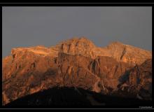 Tofana au-dessus de Cortina d'Ampezzo