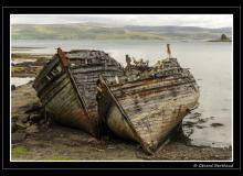 Les barques de Salen ile d'Arran