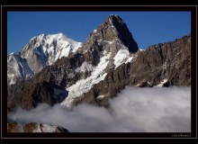 LES GRANDES JORASSES ET LE MONT-BLANC