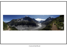 PANORAMA DE LA MER DE GLACE