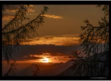 Lever de soleil sur le Valais