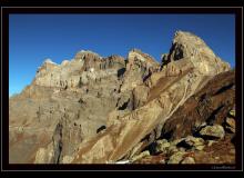 Les contreforts de la Dent de Morcles