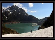 Le barrage d'Emosson