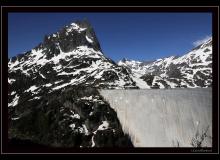 Le barrage d'Emosson