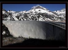 Le barrage d'Emosson