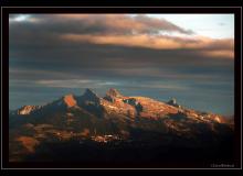 Alpes vaudoises au lever du soleil