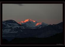 Lever de soleil sur le Mont-Blanc