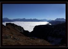 Mer de brouillard depuis le Grammont