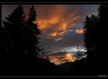 Lever de soleil sur les Alpes vaudoises