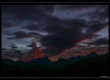 Lever de soleil sur les Alpes vaudoises