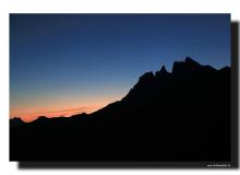 Les Dents du Midi vue de la croix d'Encrene