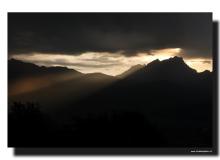 Lever de soleil sur les Alpes vaudoises