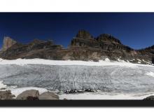 Panorama des Dents du Midi (vue du refuge)