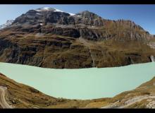 Panorama du barrage de Mauvoisin