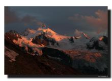 Le Zinalrothorn et l'arete de Moming
