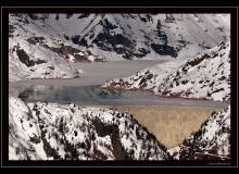 Le barrage d'Emosson
