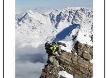 FLORENT TROILLET SUR L'ARETE DU ROGNEUX