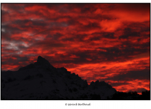LEVER DE SOLEIL SUR LES ALPES VAUDOISES