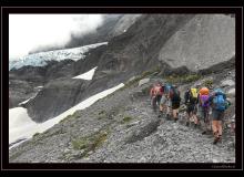 Montée au col des Ottans