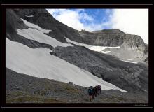 Montée au col des Ottans