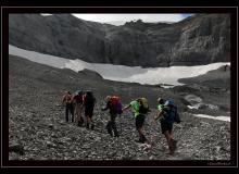 Montée au col des Ottans