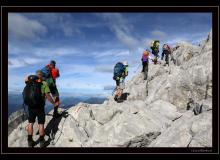 Montée au Pas du Taureau